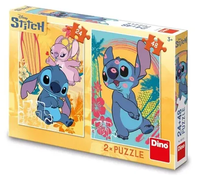 Produktbild von Dino Stitch in Love Puzzle (24+48 Teile)
