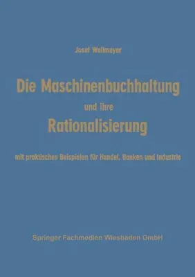 Image de Die Maschinenbuchhaltung und ihre Rationalisierung