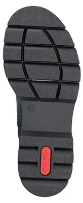 Produktbild von Rieker Damen Stiefelette Chalsea mit Reißverschluss Plateausohle 76780, Größe:38 EU, Farbe:Schwarz