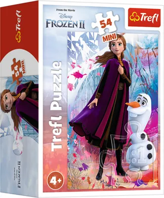Zdjęcie produktu dla Puzzle TREFL Lodowe Królestwo II: Anna i Olaf 54 elementy