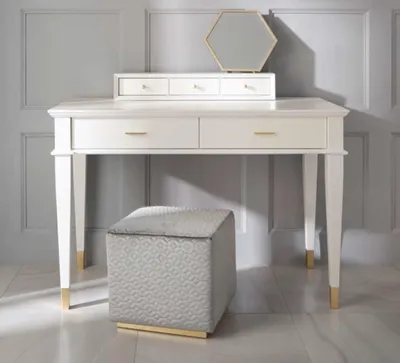 Immagine prodotto di Tavolino da toeletta Consolle in legno Camera da letto bianca Moderna