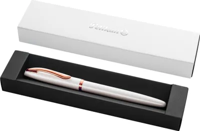 Produktbild von Pelikan Füllhalter Jazz Noble Elegance P36 Perlmutt Weiß Geschenkbox