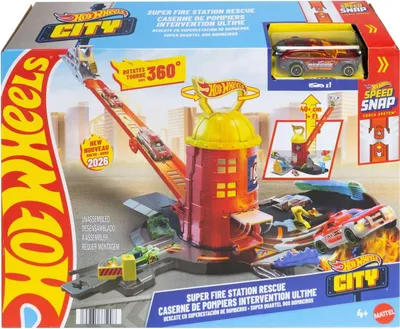 Obrázok produktu pre Hot Wheels City JHL95, Súprava vozidla a dráhy, 4 rok / roky, Plast, Viacfarebný