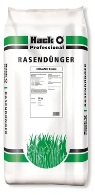 Produktbild von Hack Profi Rasendünger Organic Finale 25 kg für Golfrasen und Sportflächen