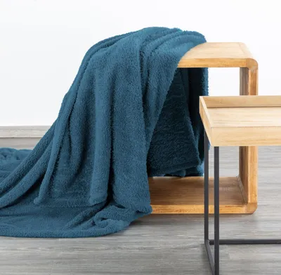 Zdjęcie produktu dla Koc flano KLORI 150x200 turkusowy - DESIGN 91