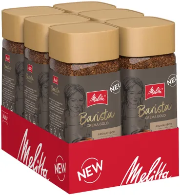 Produktbild von Melitta Barista Instant Kaffee Crema Gold, löslicher Kaffee, im Set