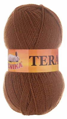 100g Strickgarn TERA Uni 039 haselnuss
