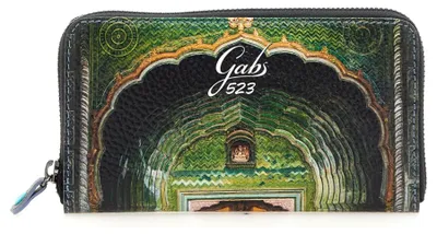 Produktbild von Gabs GMONEY17 Zip Around Wallet Verde Jaipur