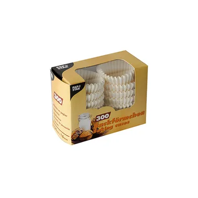 Produktbild von Papstar Backförmchen weiss 300 Stück
