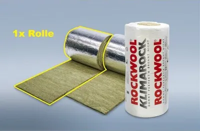 Produktbild von Rockwool Klimarock Steinwollmatte - einzelne Rolle 100m 1m²