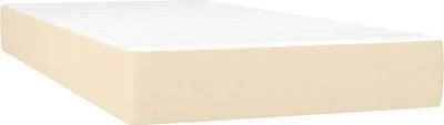 Produktbild von Taschenfederkernmatratze Mittel Creme 90x200x20 cm Stoff