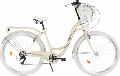 Produktbild von Damenfahrrad Davi Emma 28", 7 Gänge, 160-185 cm, Kaffeebraun/Weiß