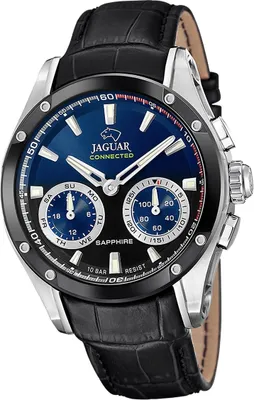 Produktbild von Jaguar Leder Herren Uhr Multifunktion Sport Elegant schwarz Connected D2UJ958/1