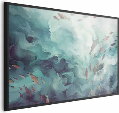 Produktbild von Posterpapier Poster - Fish in the Ocean 42x29.7 cm Tiere g-C-10163-ao-a
