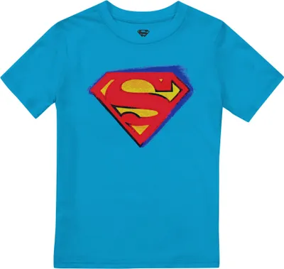 Produktbild von Superman - T-Shirt Logo für Jungen TV2546 (128) (Saphir-Blau)