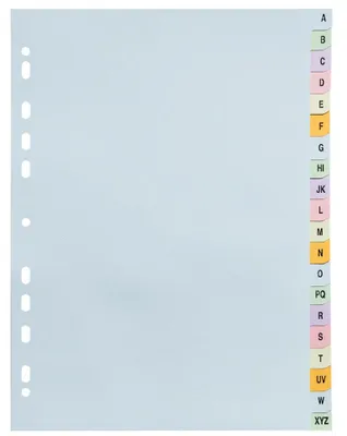 Image de Cahier A-Z A4 en papier Manille 160 g