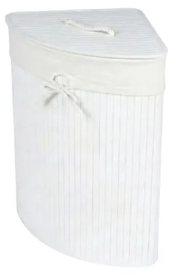 Zdjęcie produktu dla Narożny kosz na pranie ARCO, bambus, 60 l