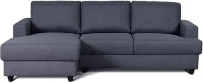 Produktbild von Linkes 4-Sitzer-Ecksofa - Anthrazitgrauer Stoff - 215 x 140 cm
