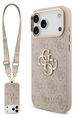 Immagine prodotto di Etui Guess 4G Big 4G Classic Logo Big    Strap Metal Buttons Do Iphone 17 Pro Max Różowy