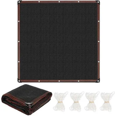 Image de Parasol de terrasse 400 x 400 cm en PEHD pour balcon et jardin