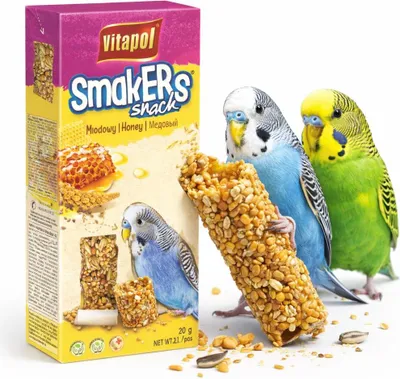 Zdjęcie produktu dla Vitapol zvp-2107, Nasiona, 90 g, Papuga, proso żółte, proso czerwone, owies łuskany, sorgo czerwone, siemię lniane, nasiona konopi,...