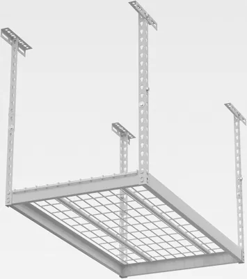 Produktbild von Regal deckenhalterung - Hängeregal Decke - Werkstatt Schrank Metall 60x122 - Reifenregal - Schwerlastregal - Garage - Kellerregal - Lagerregal - Shelf - Regalbrett - Werkstatt Aufhängung Decke