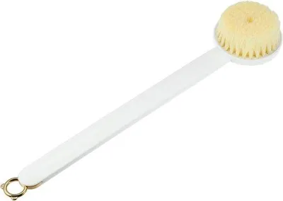 Obrázok produktu pre Dlhá kúpeľňová kefa do kúpeľa a sprchy, 14,57", biela