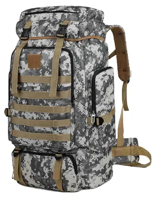Produktbild von Camping-Rucksack, große Kapazität, strapazierfähige Leinwand, Tarnung