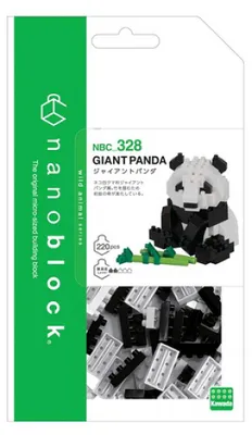 Produktbild von Nanoblock Panda, Bausatz, 220 Stück(e)