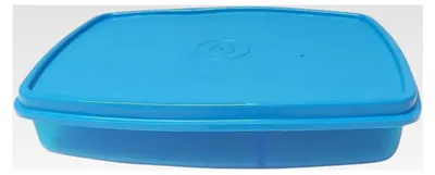 Produktbild von Signoraware to Go Lunchbox clevere Pause 340 ml Brotdose mit Trennwand blau