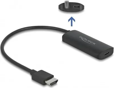 Productafbeelding van Delock adapter, HDMI-A stekker naar DisplayPort-aansluiting, 8K
