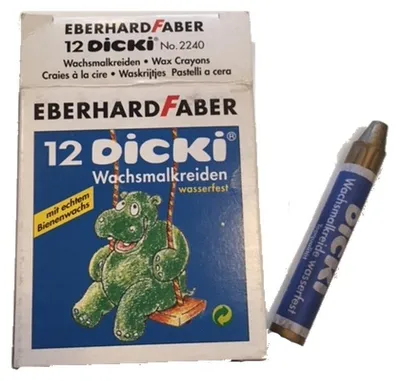 Image de Eberhard Faber DICKI Crayons de cire or métallique Set de 12 pièces