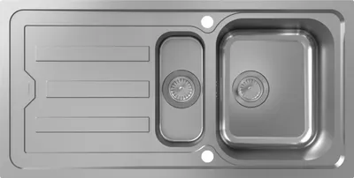 Produktbild von HANSGROHE 43370800 Einbauspüle S440-F517 100 Abtropffl.
