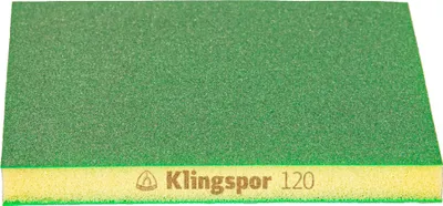 Produktbild von SW 501 TR Schleifschwämme Aluminiumoxid, 123 x 96 x 12,5 mm Korn 120, 353264