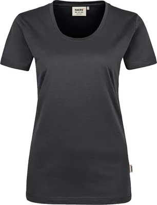 Produktbild von HAKRO T-Shirt Classic Damen #127 Gr. XS karbongrau