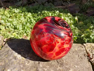 Produktbild von Ersatzglaskugel rot Ersatzglaskugel rot - 15 cm
