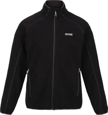 Produktbild von Regatta - "Hadfield" Fleecejacke Durchgehender Reißverschluss für Herren RG7256 (XL) (Schwarz)