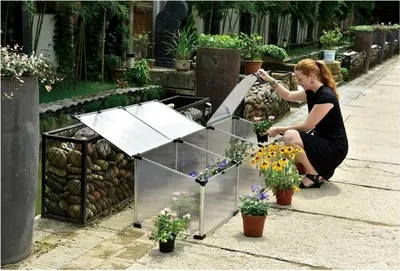 Obrázek produktu pro Nohel Garden Pařeniště PARIS II 3okna polykarbonát 0,9m2 180x51x51cm