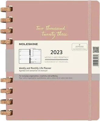 Produktbild von Famanu Monatsplaner 2023 - Extra groß, Hardcover, 19 x 25 cm, kreative Organisation