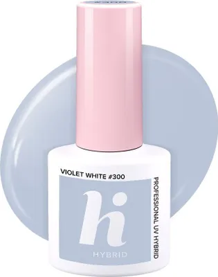Zdjęcie produktu dla HI HYBRID #300 Lakier do paznokci Violet White 5ml