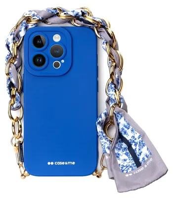 Image de SBS Coque pour iPhone 14 Pro Max avec chaîne de poignet et foulard