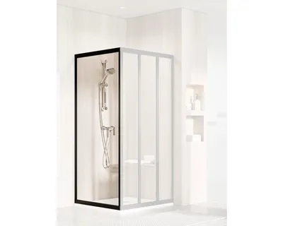 Obrázek produktu pro Sprchová zástěna pro sprchové dveře RAVAK Supernova APSS-80 198 black+Transparent 940403R2Z1