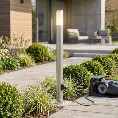 Zdjęcie produktu dla Elegancka lampa podłogowa LED do użytku na zewnątrz