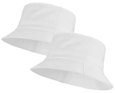 Productafbeelding van Fischerhoed, zomerhoed, dames/heren, 100% katoen, one size, wit