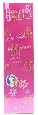 Obrázok produktu pre Fair & White So White Maxi Tone telové mlieko 250 ml.
