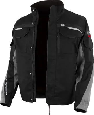 Produktbild von Grizzlyskin Bundjacke "IRON" schwarz/grau S (42/44)