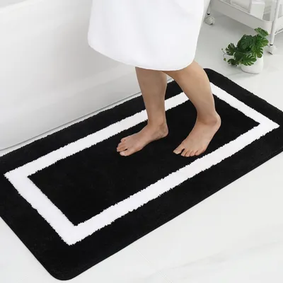 Produktbild von Weiche Mikrofaser Badmatte 60x120 cm, Rutschfest und Waschbar