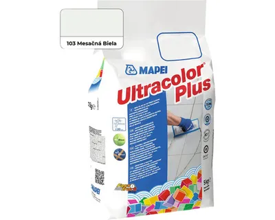 Obrázok produktu pre Škárovacia hmota Mapei Ultracolor Plus 103 5 kg mesačná biela