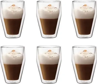 Produktbild von Thermo Gläser Set, BODUM Titlis, Doppelwandig, 6 Stück, 0.35 l, Transparent, Borosilikatglas