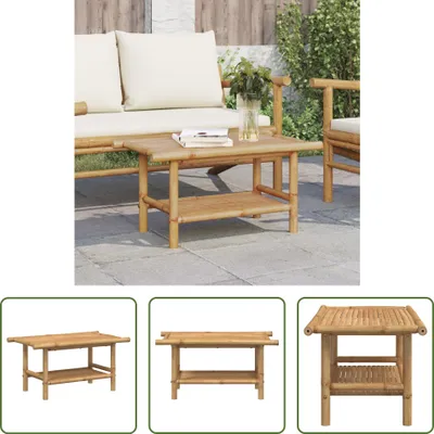 Produktbild von The Living Store Couchtisch 70x40x35 cm Bambus